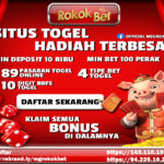 Rokokbet Situs Bo Toto Togel Terpercaya Dan Terbesar Macau Bet 100 Perak
